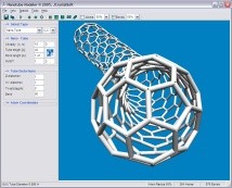 buckyball generated with Nanotube Modeler