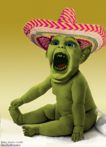 Mexican alien baby